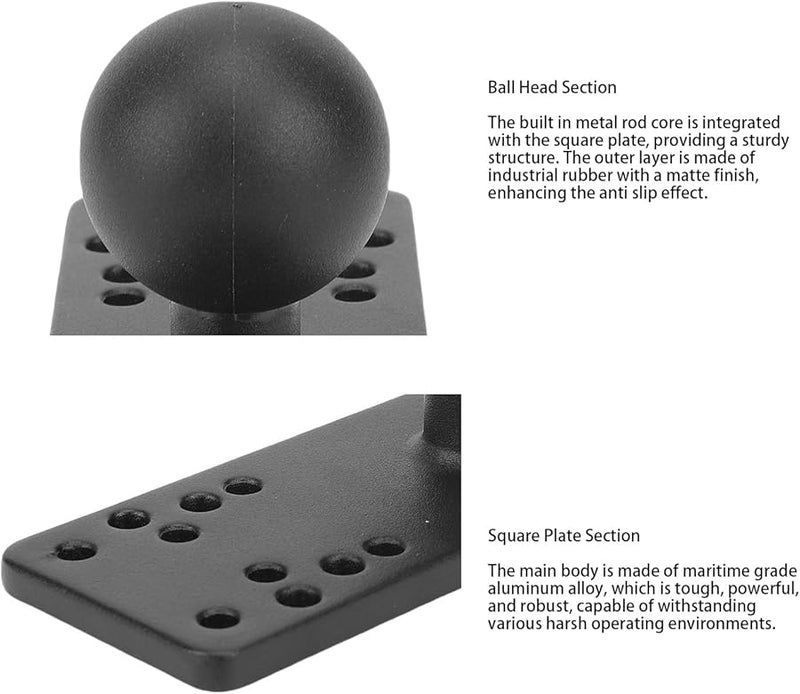 لوحة التركيب العالمية من سبائك الألومنيوم لأجهزة Lowrance لتخطيط خرائط GPS وكاشفات الأسماك - Image 5